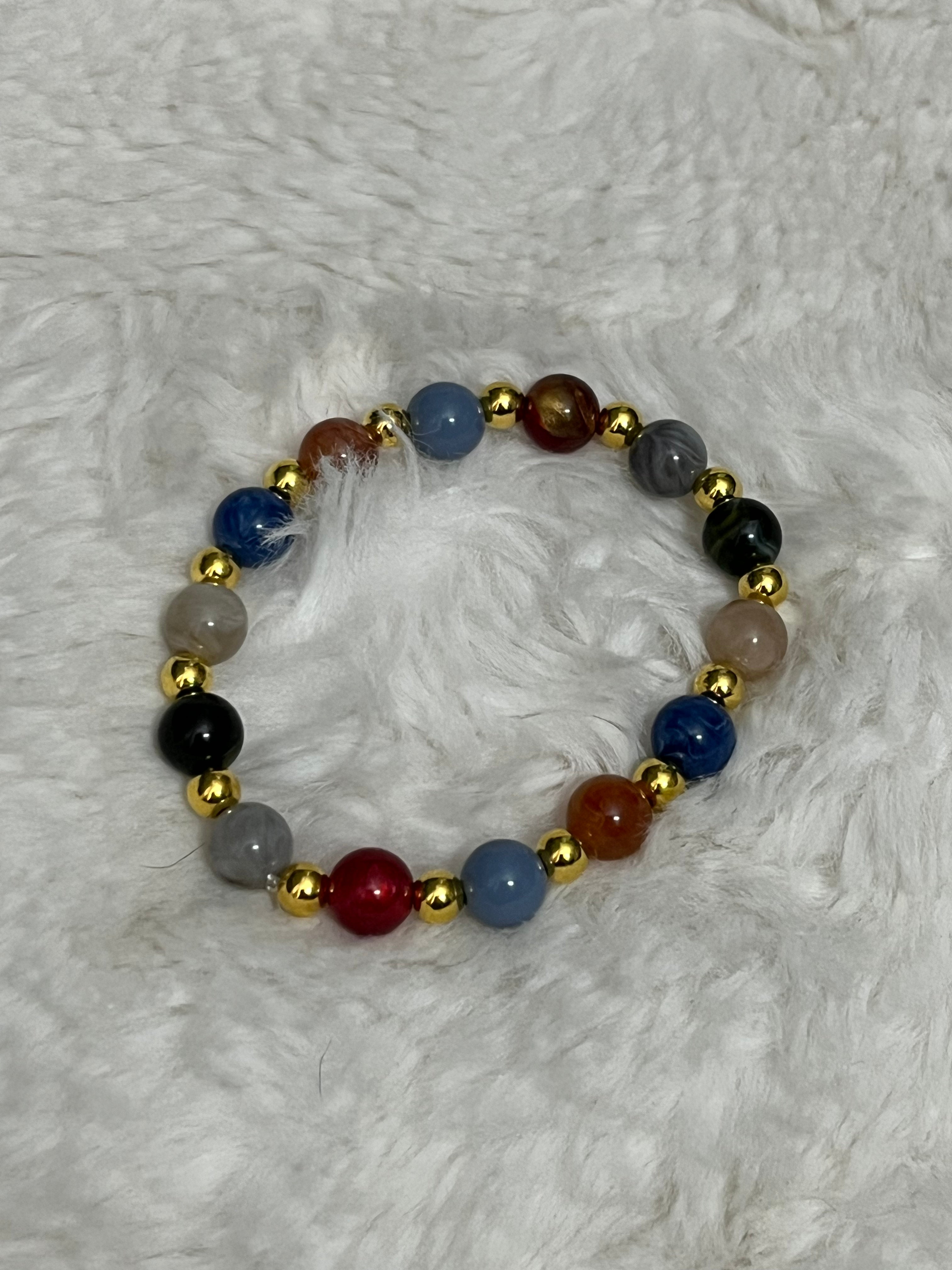 Golden Mosaic Bracelet
