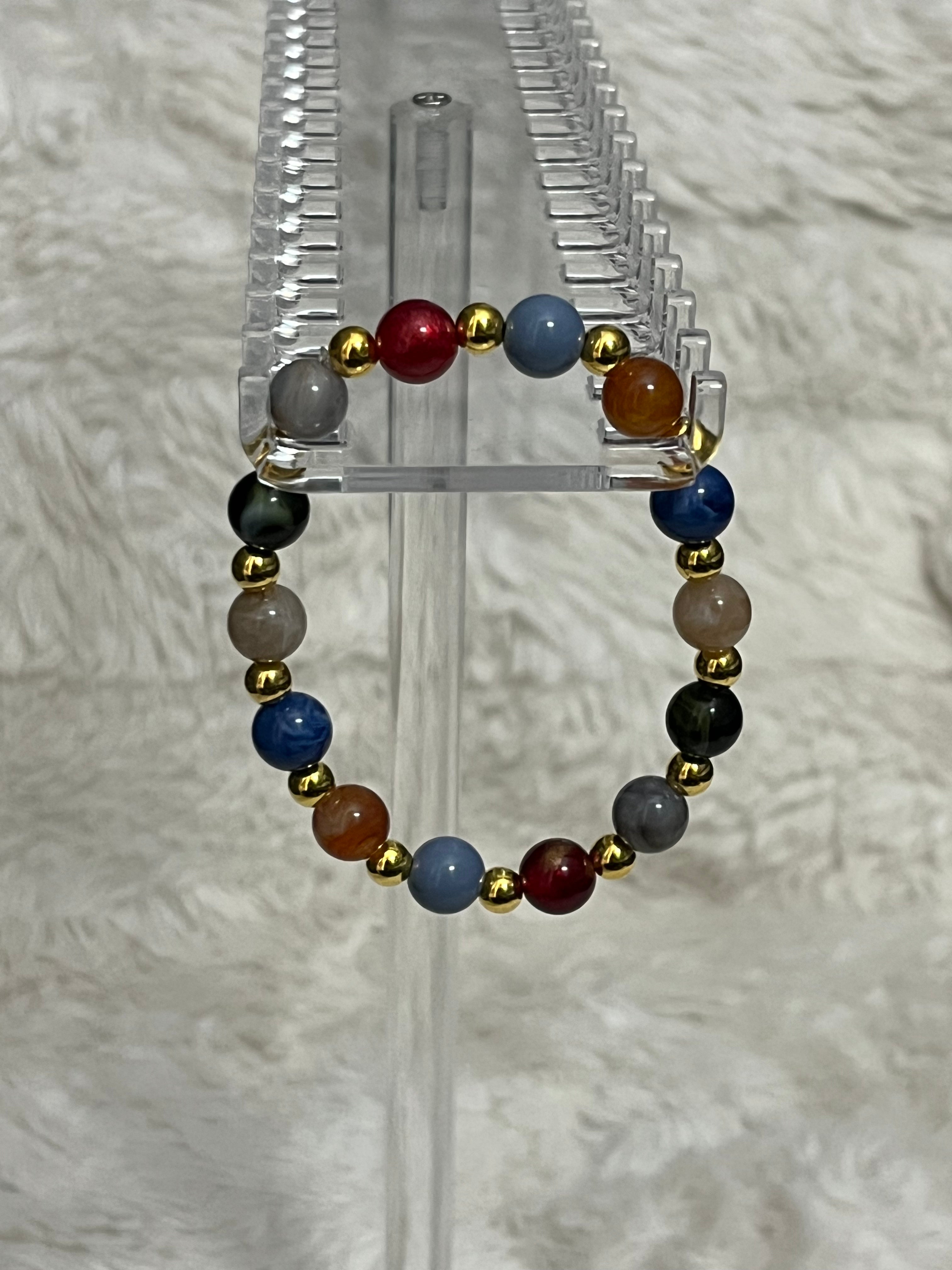 Golden Mosaic Bracelet