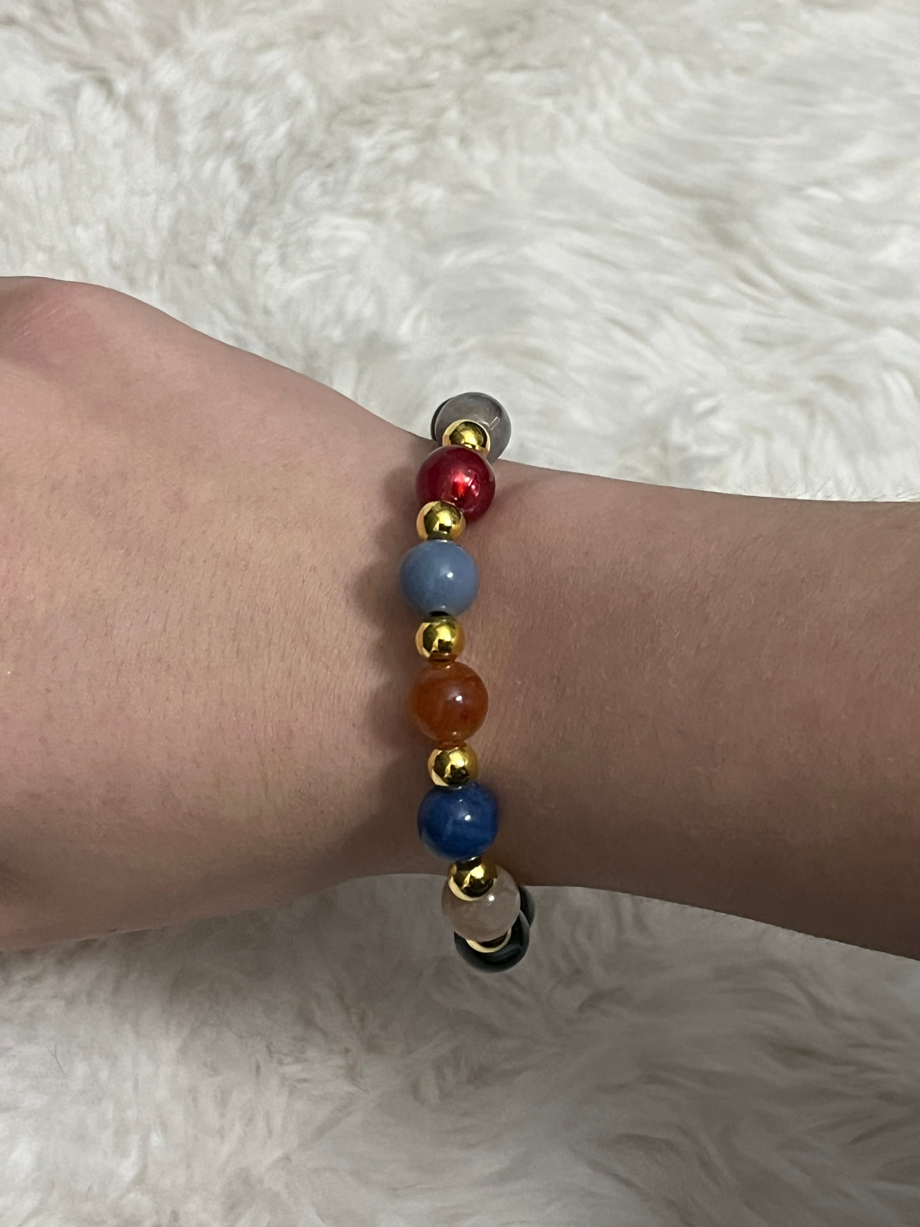 Golden Mosaic Bracelet