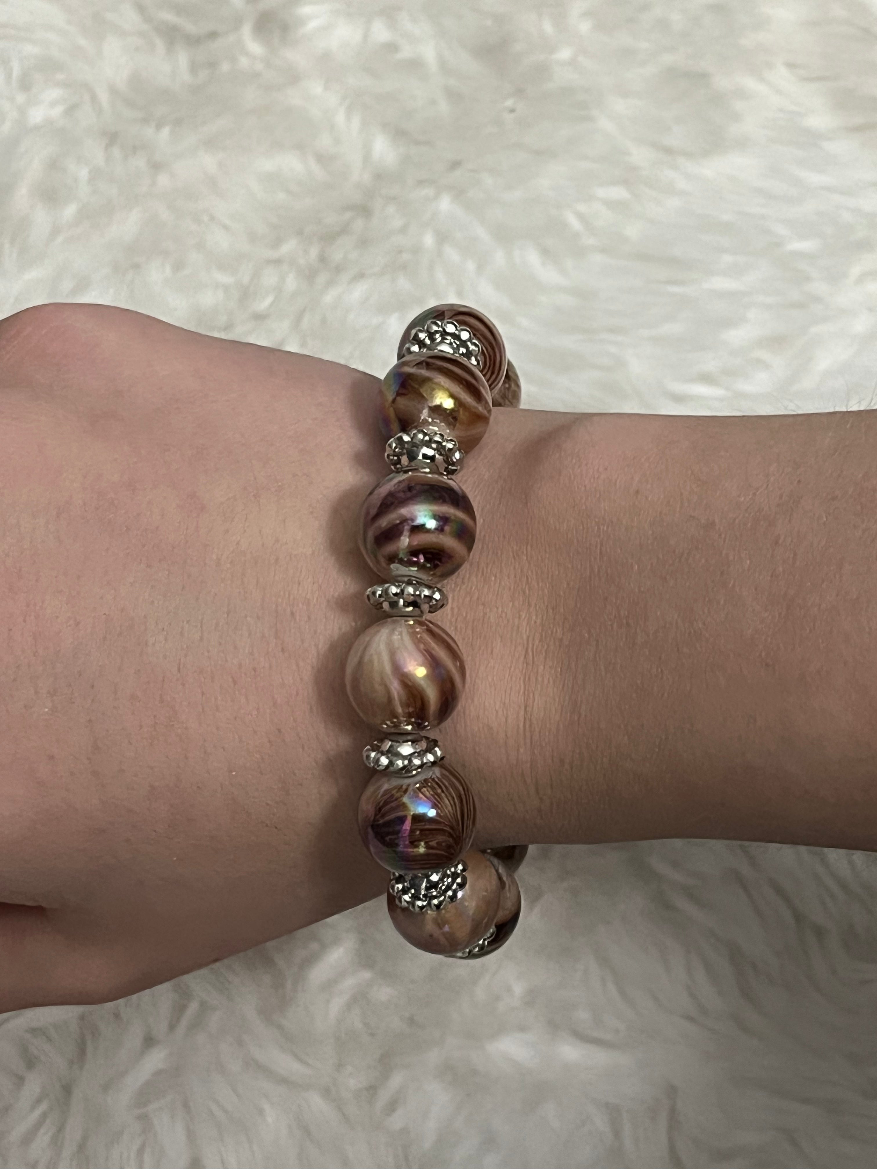 Smokey Mocha Swirl Bracelet