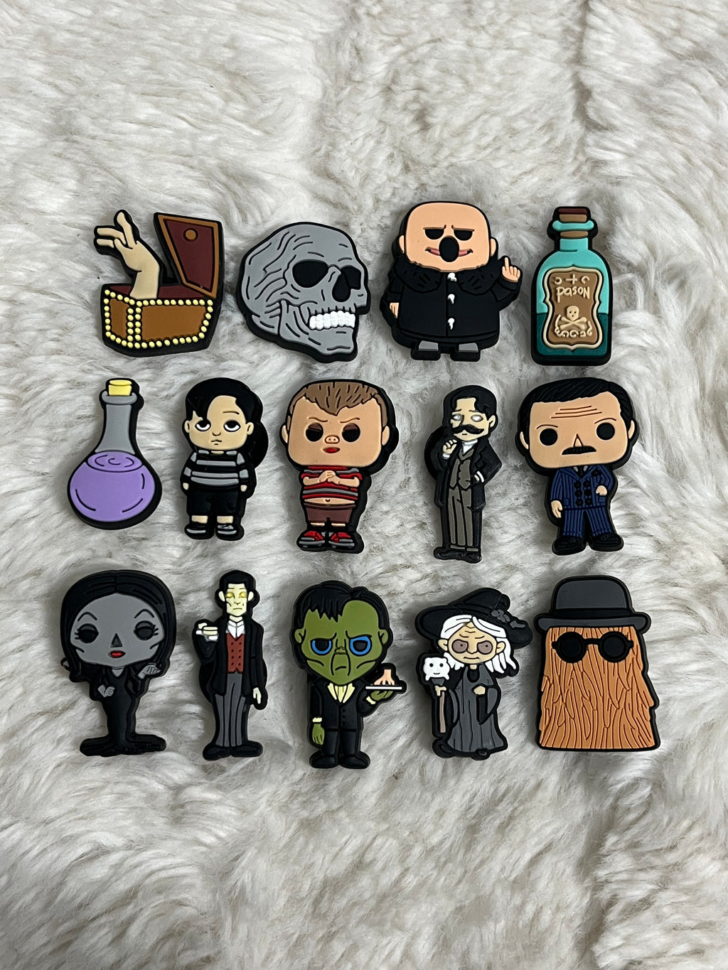 Addams Family Shoe Charms