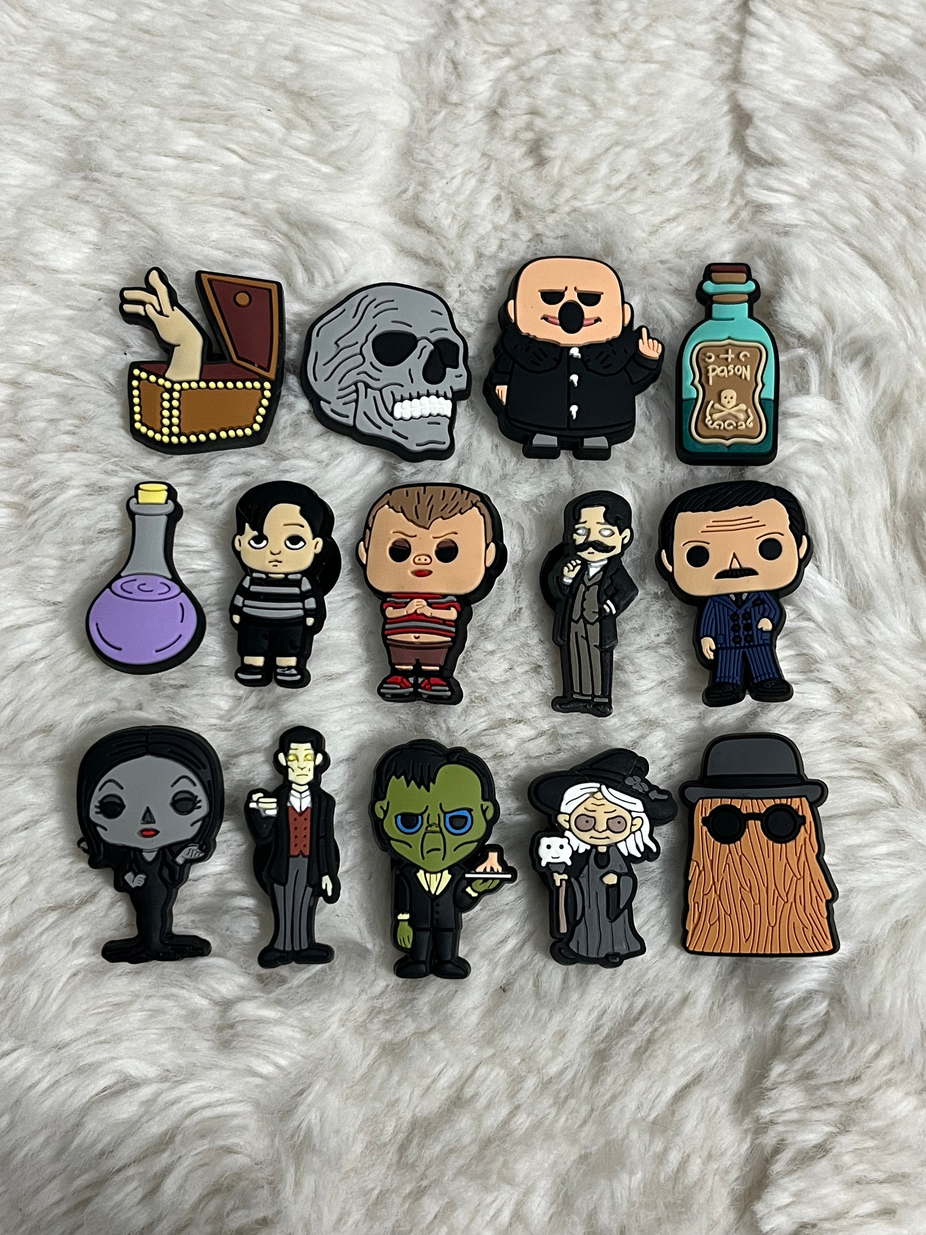 Addams Family Shoe Charms
