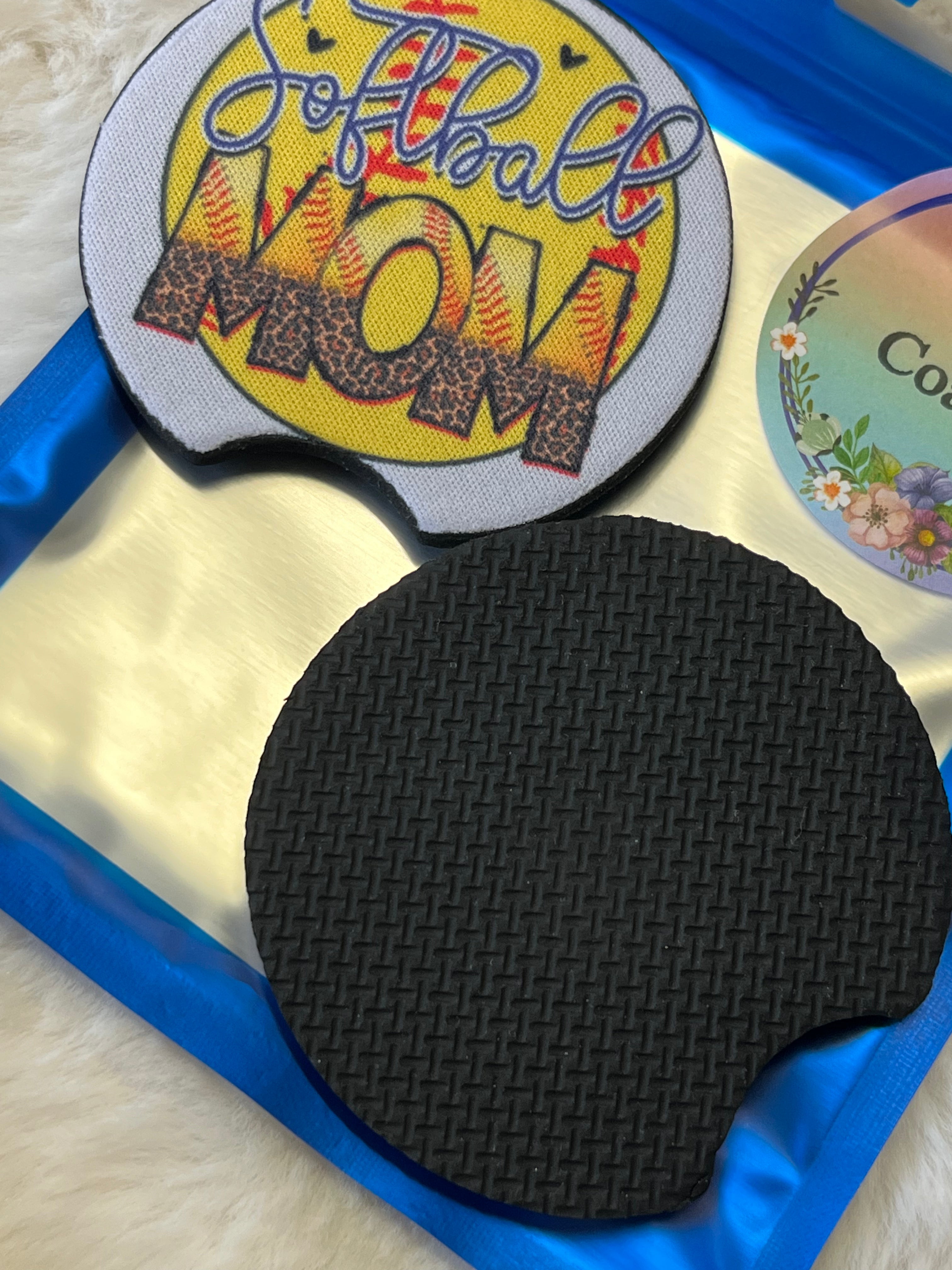 Softball Vehicle Coasters