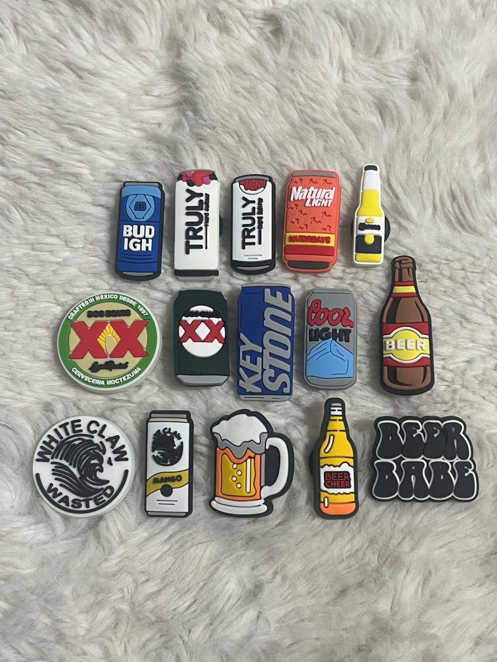 Alcohol (Beer) Shoe Charms