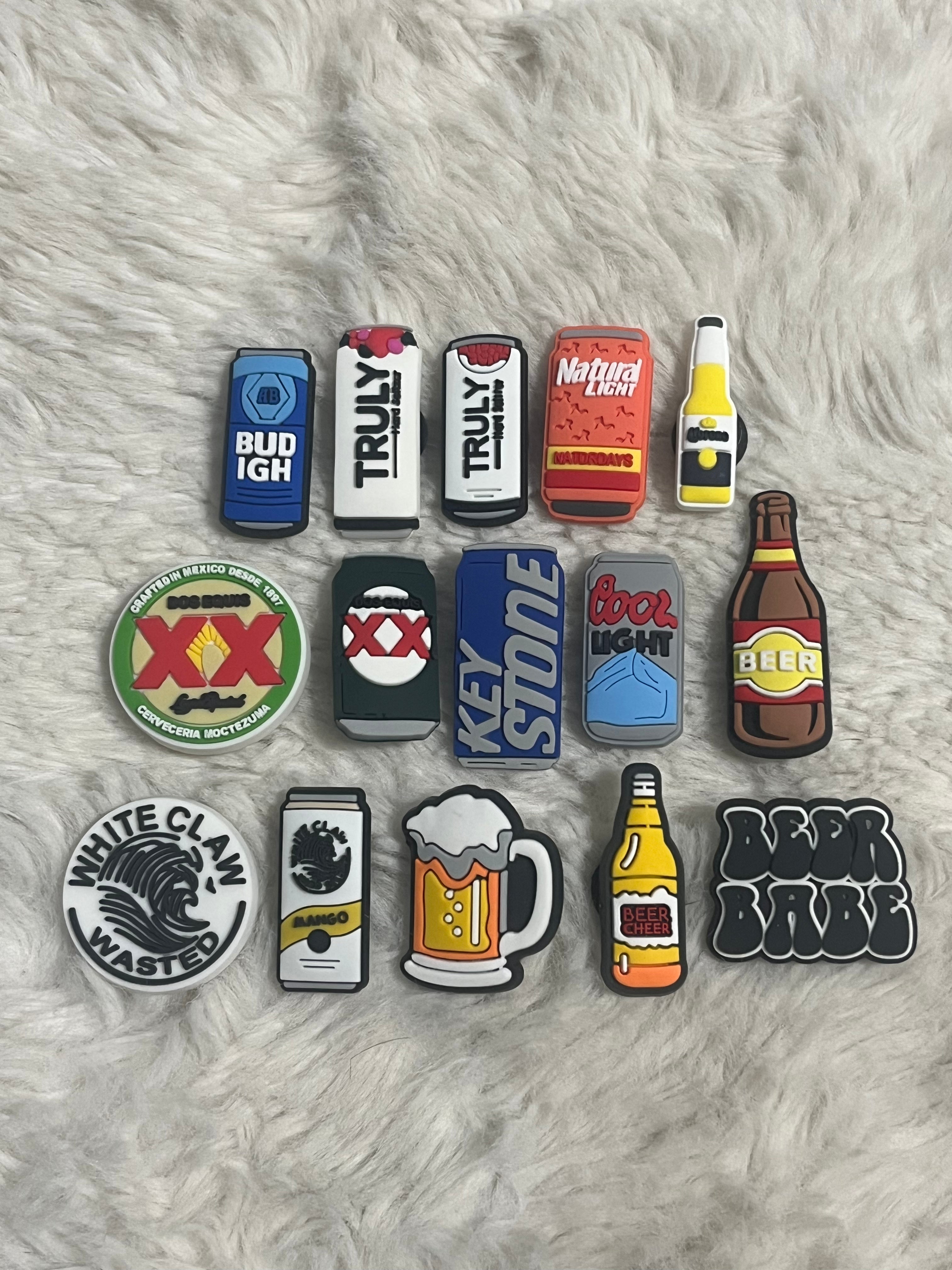 Alcohol (Beer) Shoe Charms