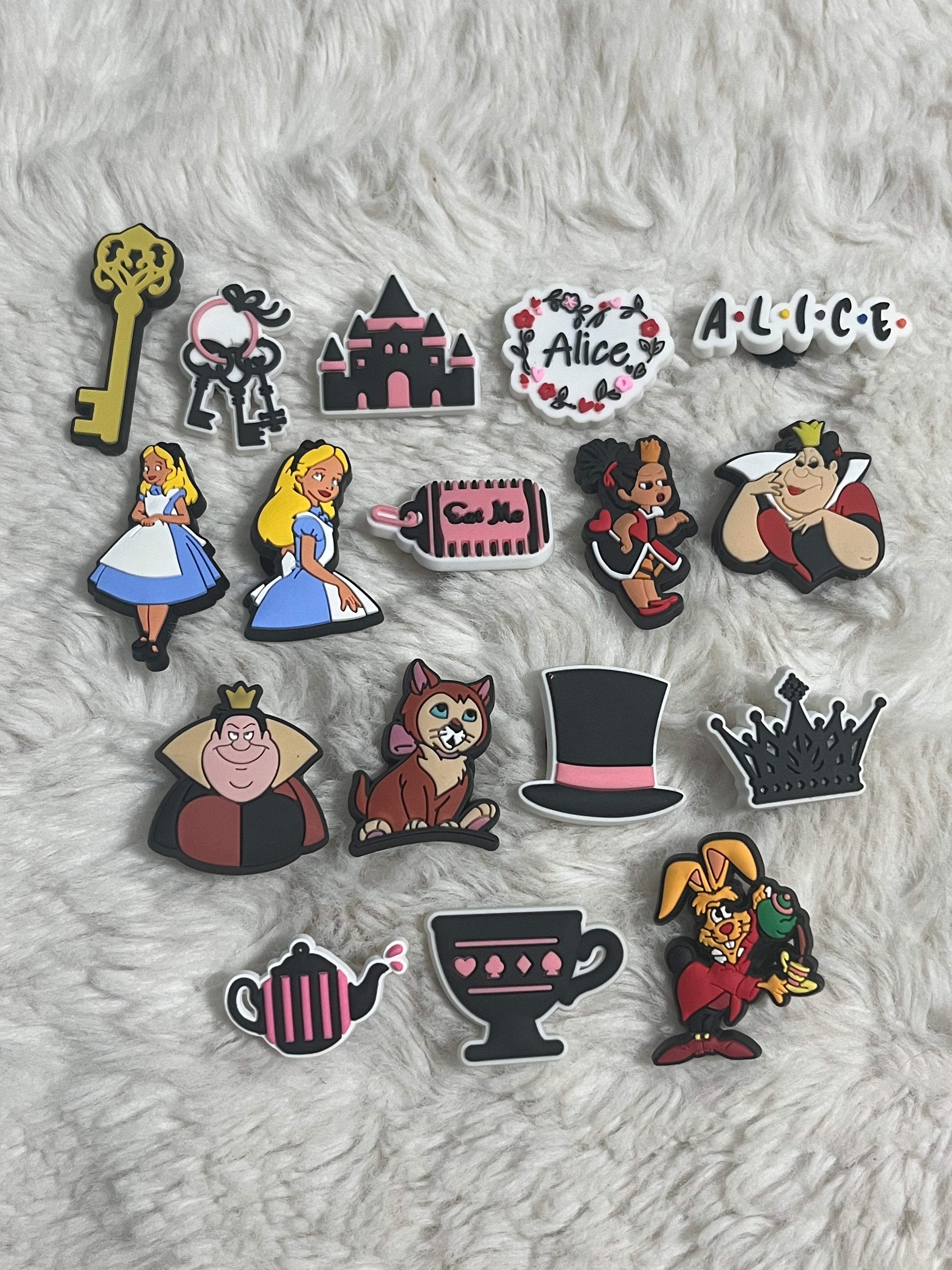 Alice in Wonderland Shoe Charms