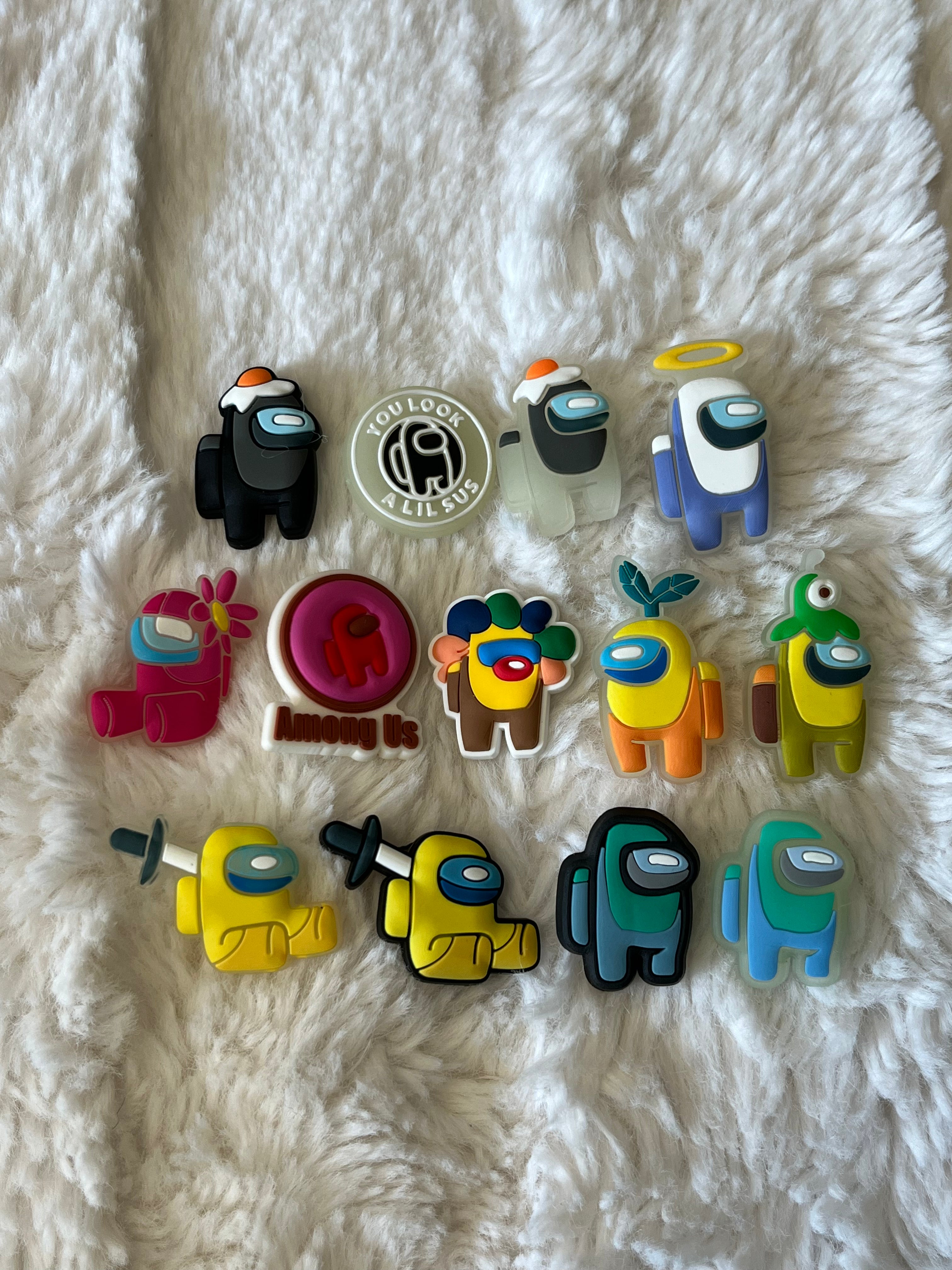 Among Us Shoe Charms