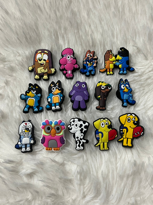 Bluey Shoe Charms