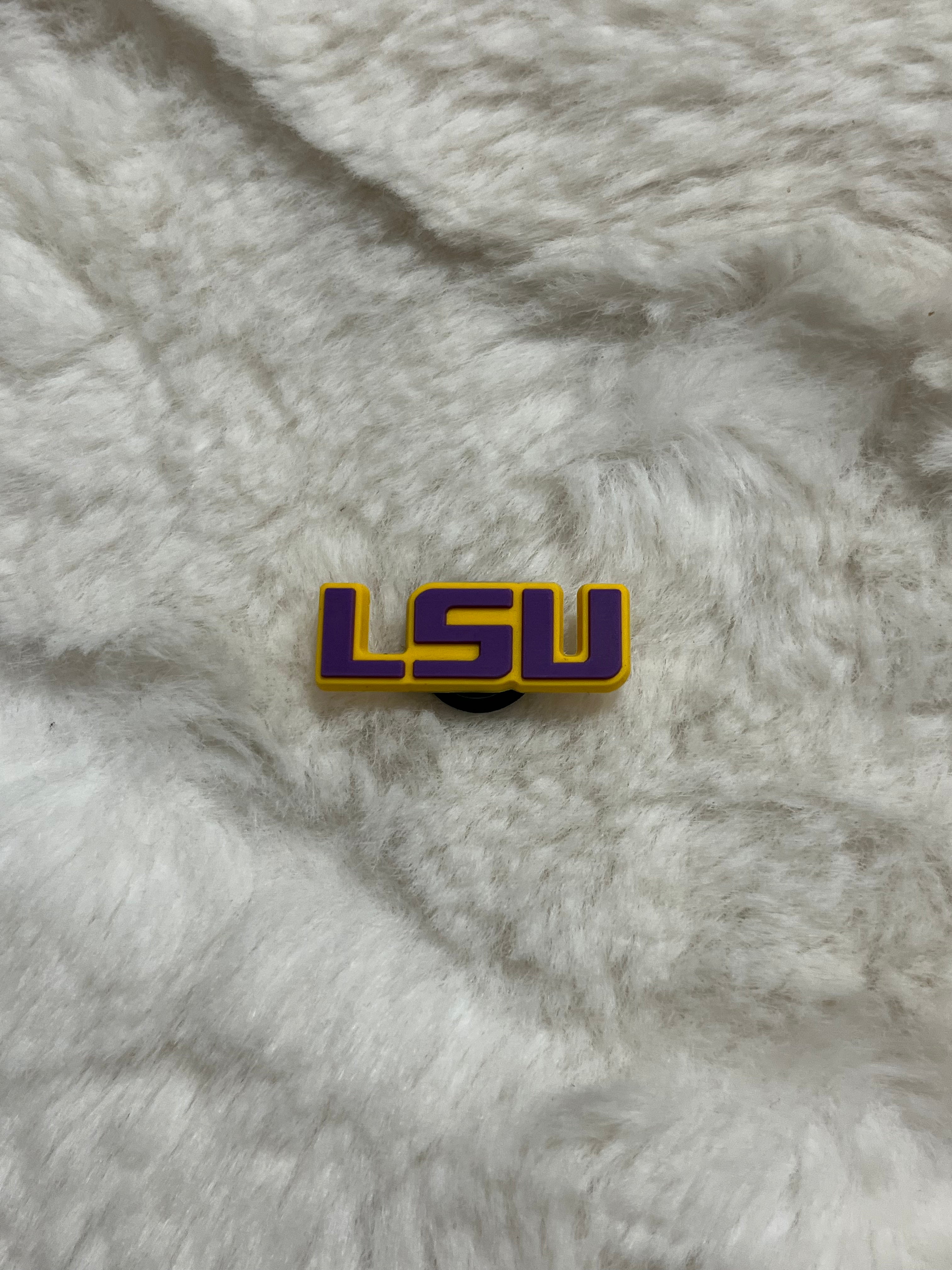 Louisiana State University Croc Charms