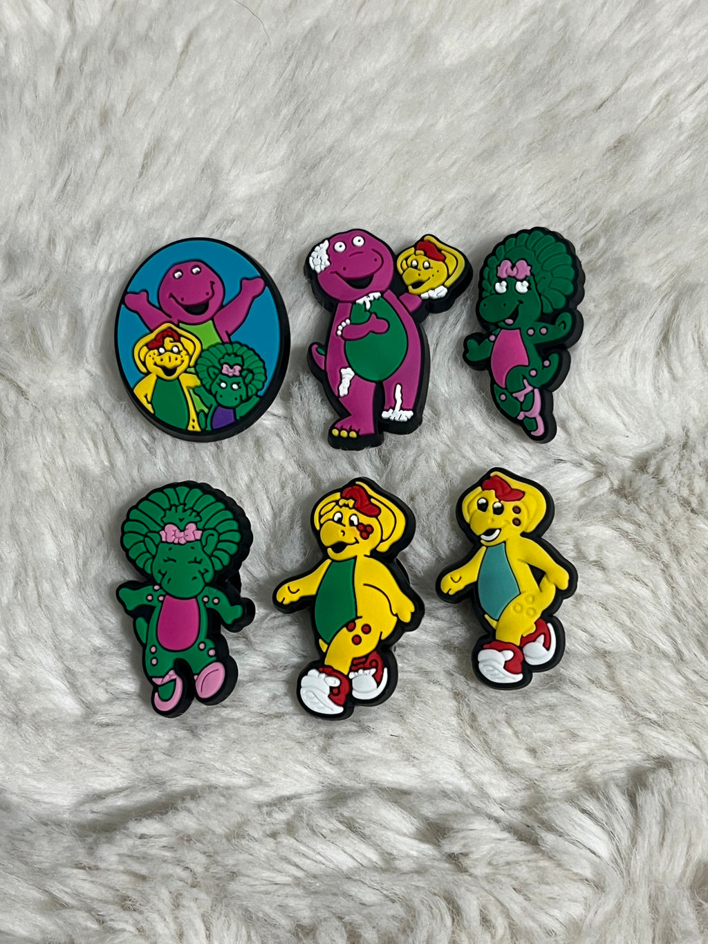 Barney Shoe Charms