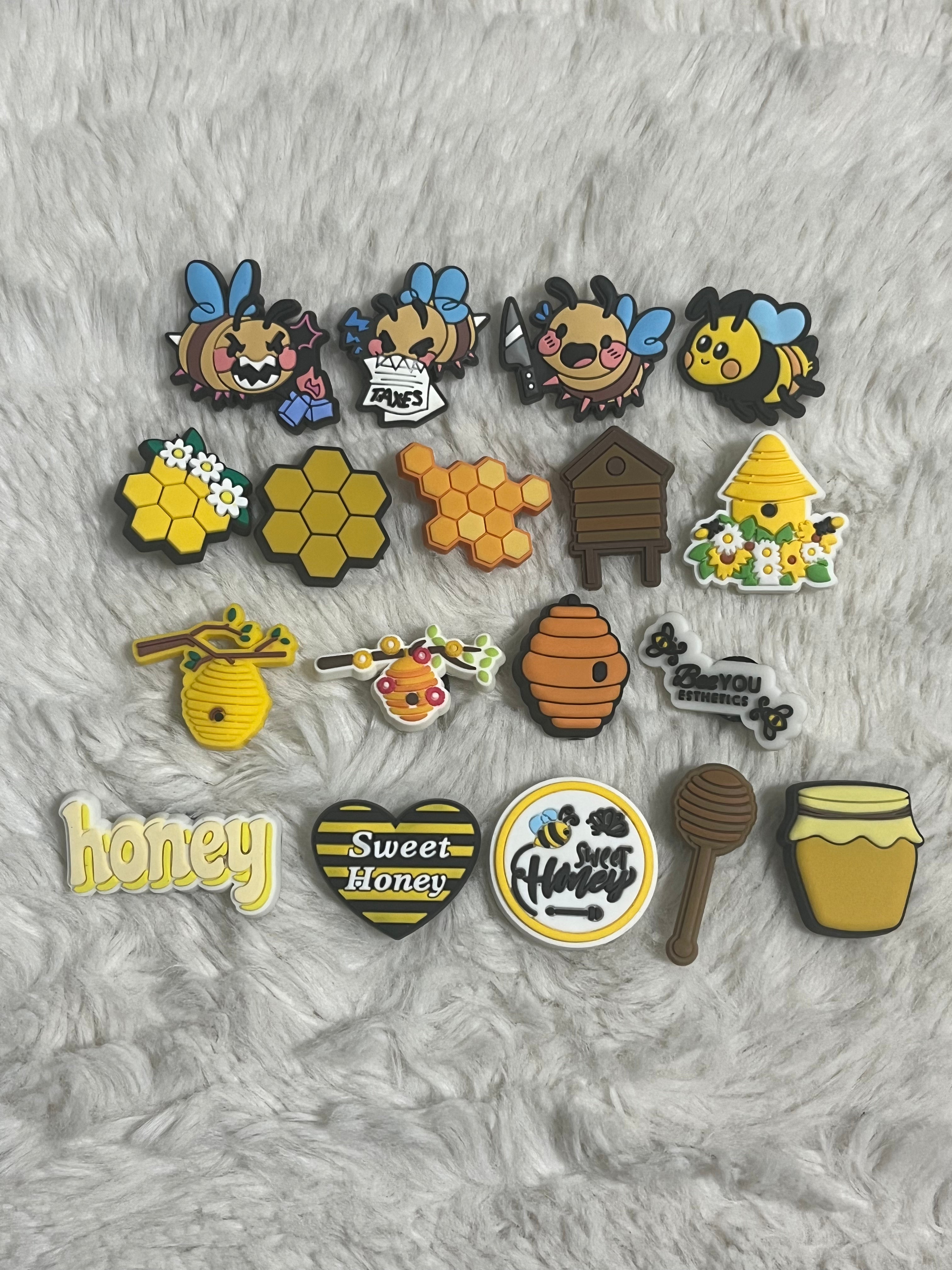 Bee Shoe Charms
