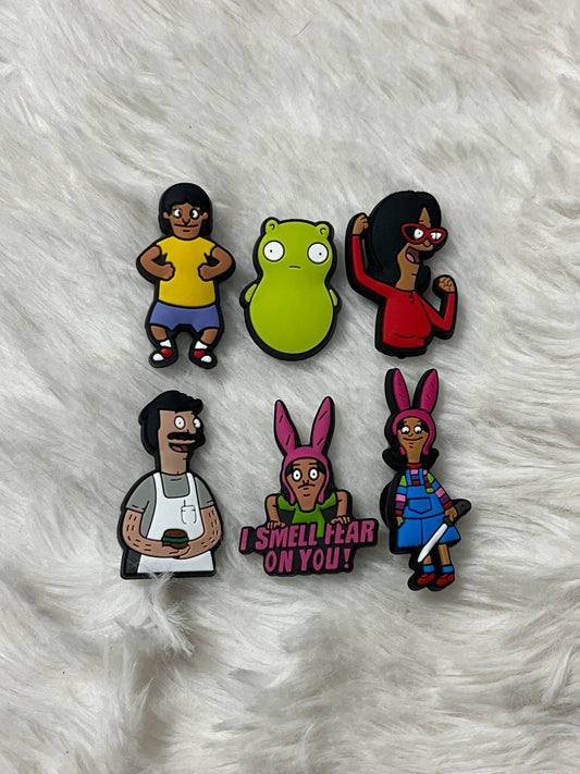 Bobs Burgers Shoe Charms