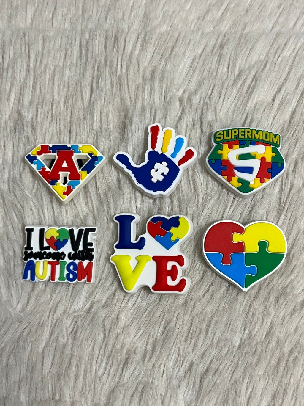 Autism Shoe Charms