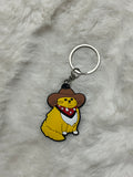 Cowboy Cat Keychain