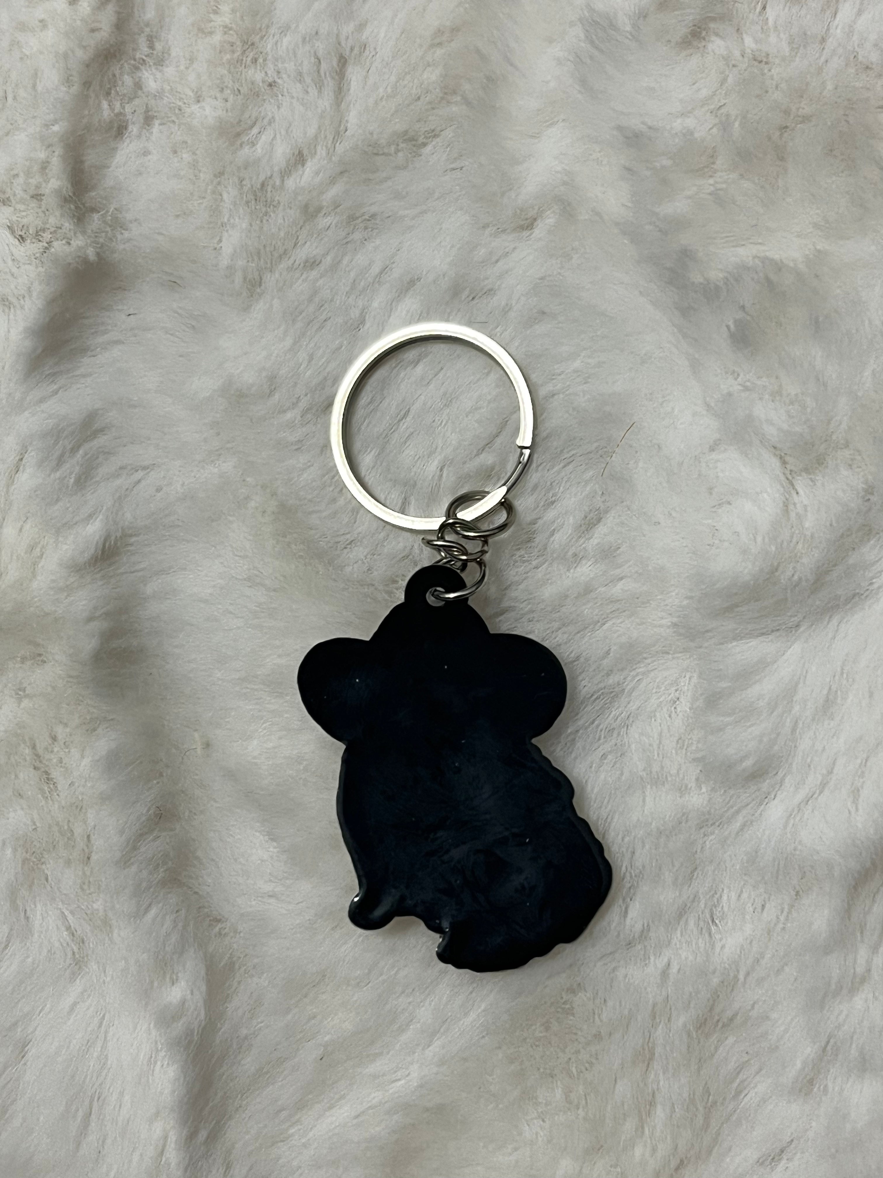 Cowboy Cat Keychain