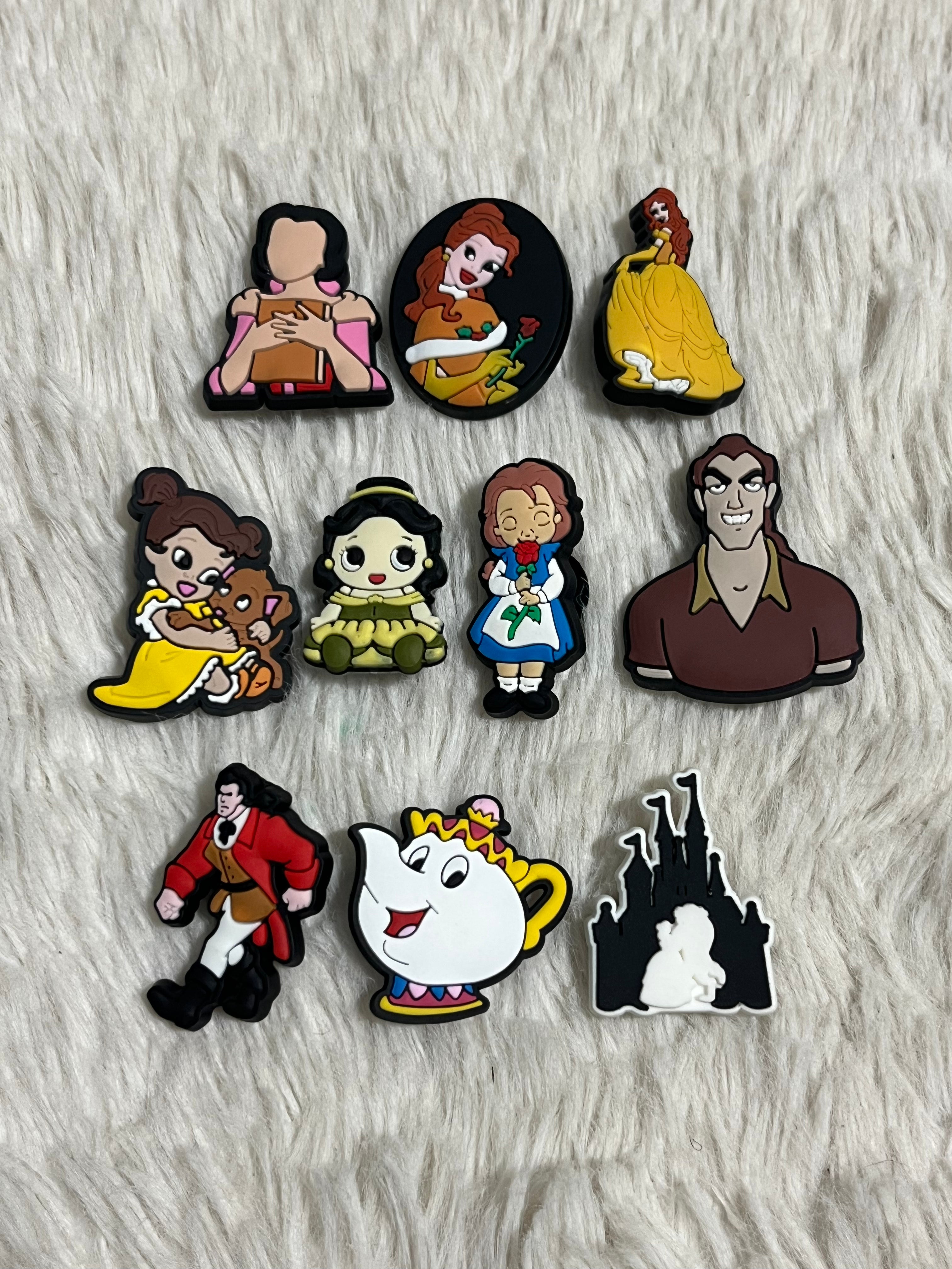 Beauty and the Beast Shoe Charms