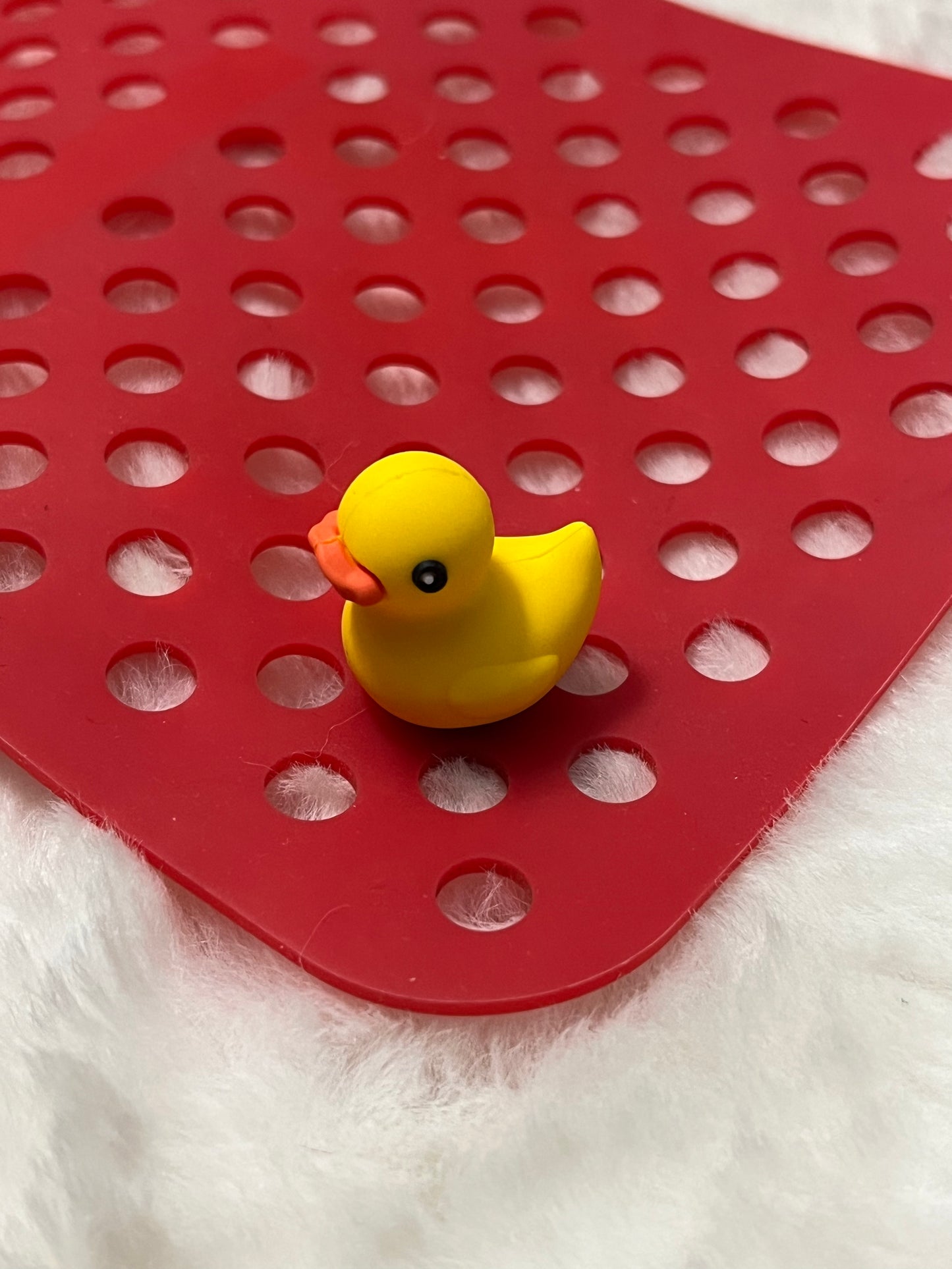 3D Rubber Duck Croc Charm