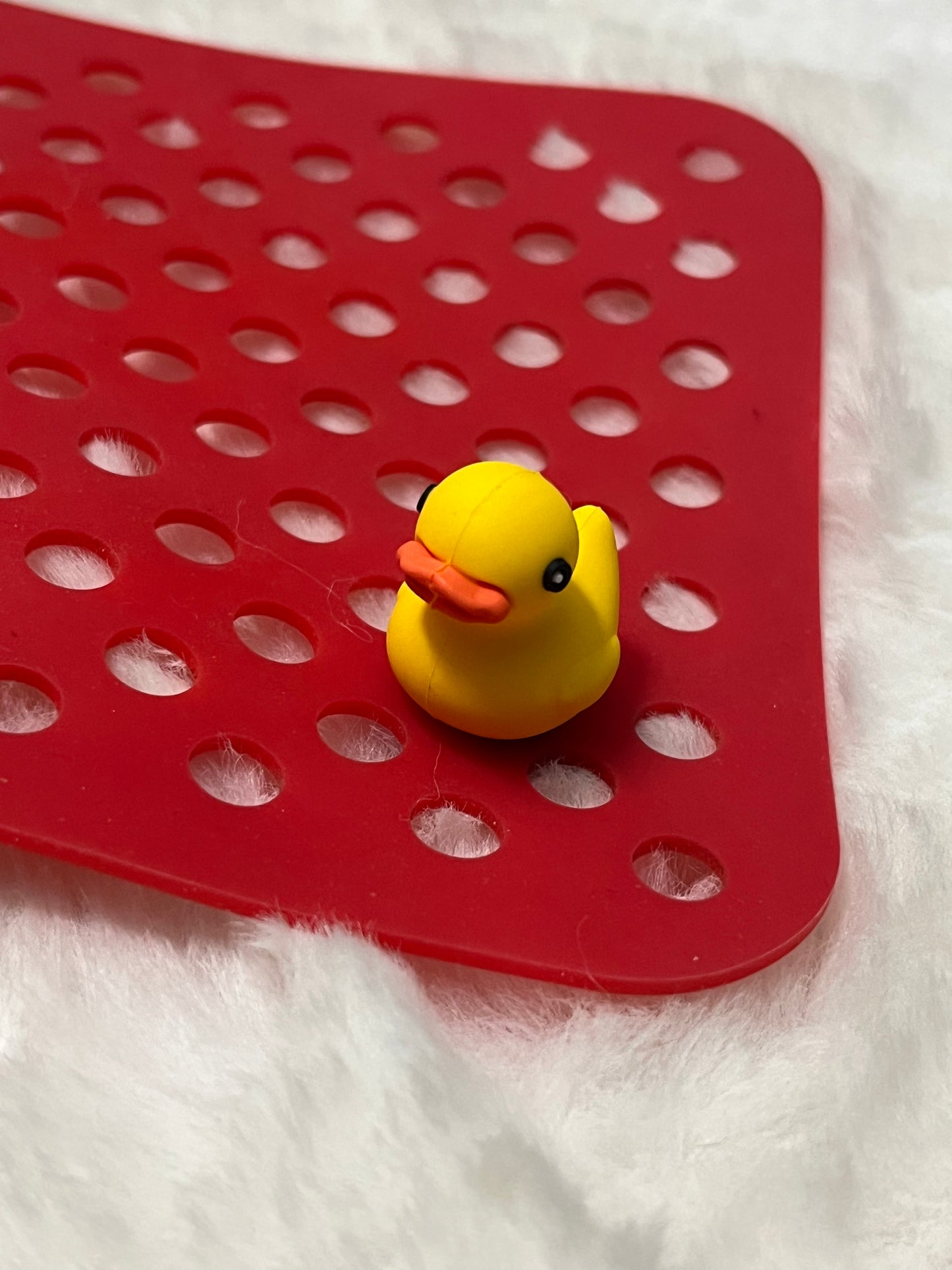 3D Rubber Duck Croc Charm