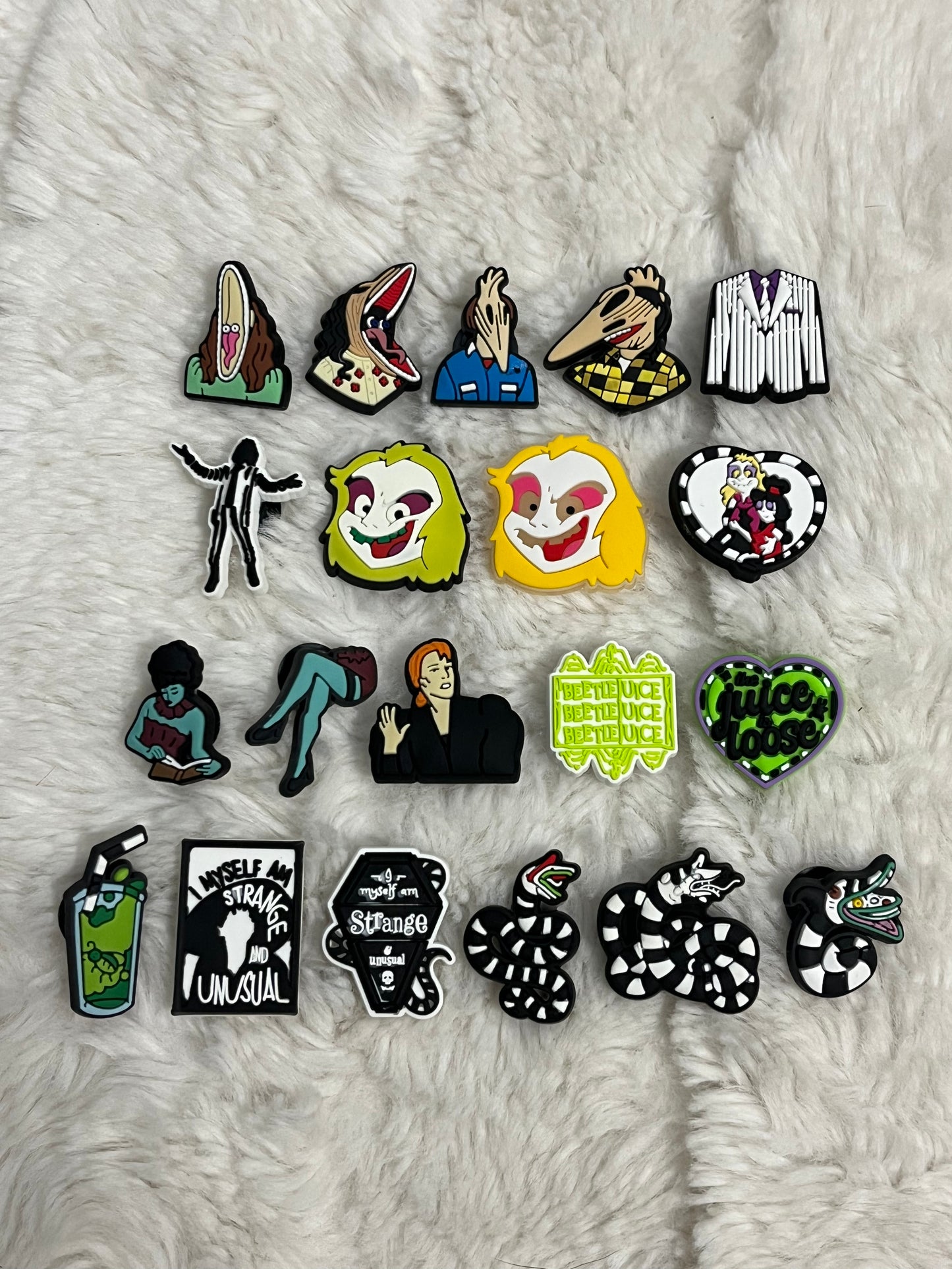Beetlejuice Shoe Charms