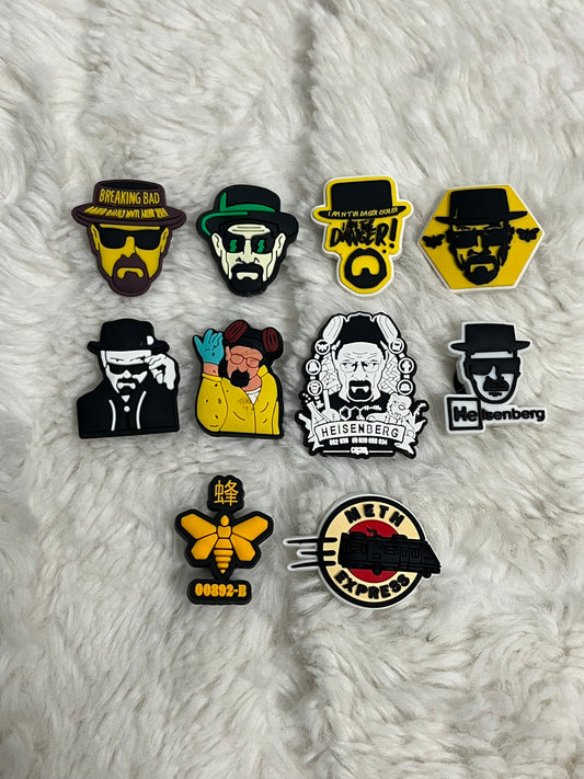 Breaking Bad Shoe Charms