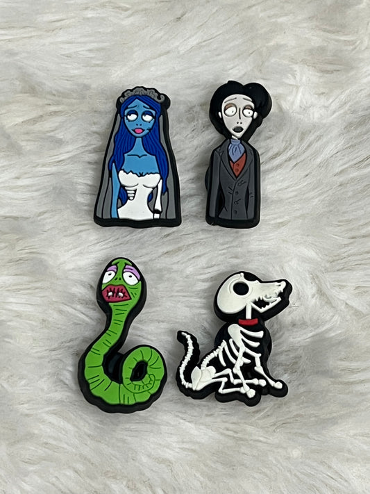 Corpse Bride Shoe Charms