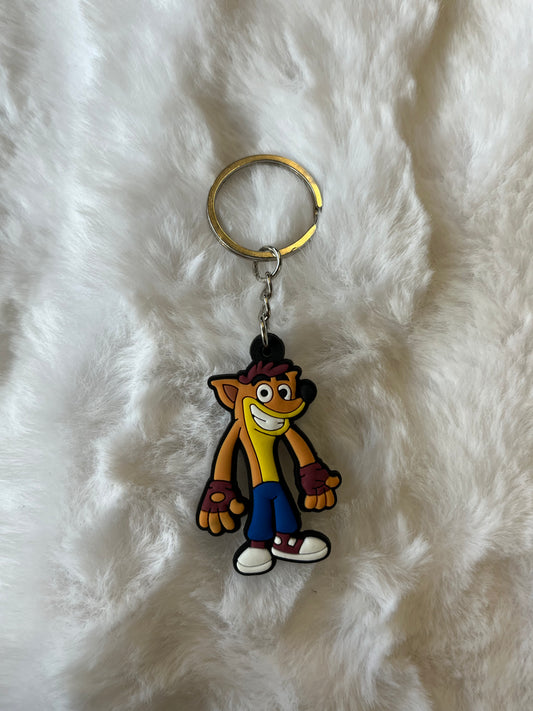 Crash Bandicoot Keychain