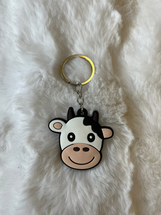 Cow Keychain
