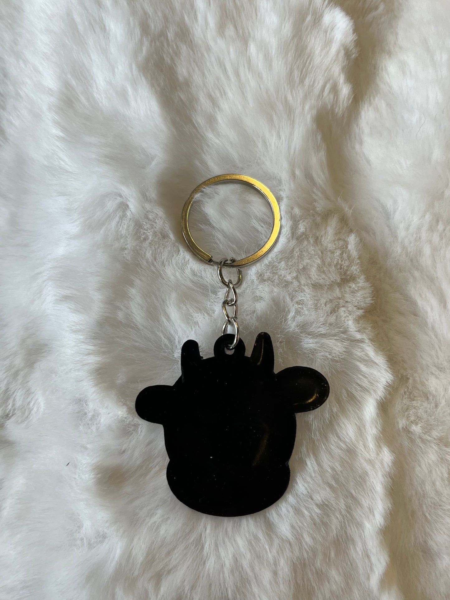 Cow Keychain