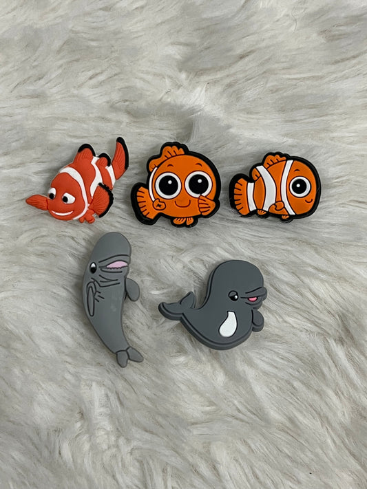 Finding Nemo/Dory Shoe Charms
